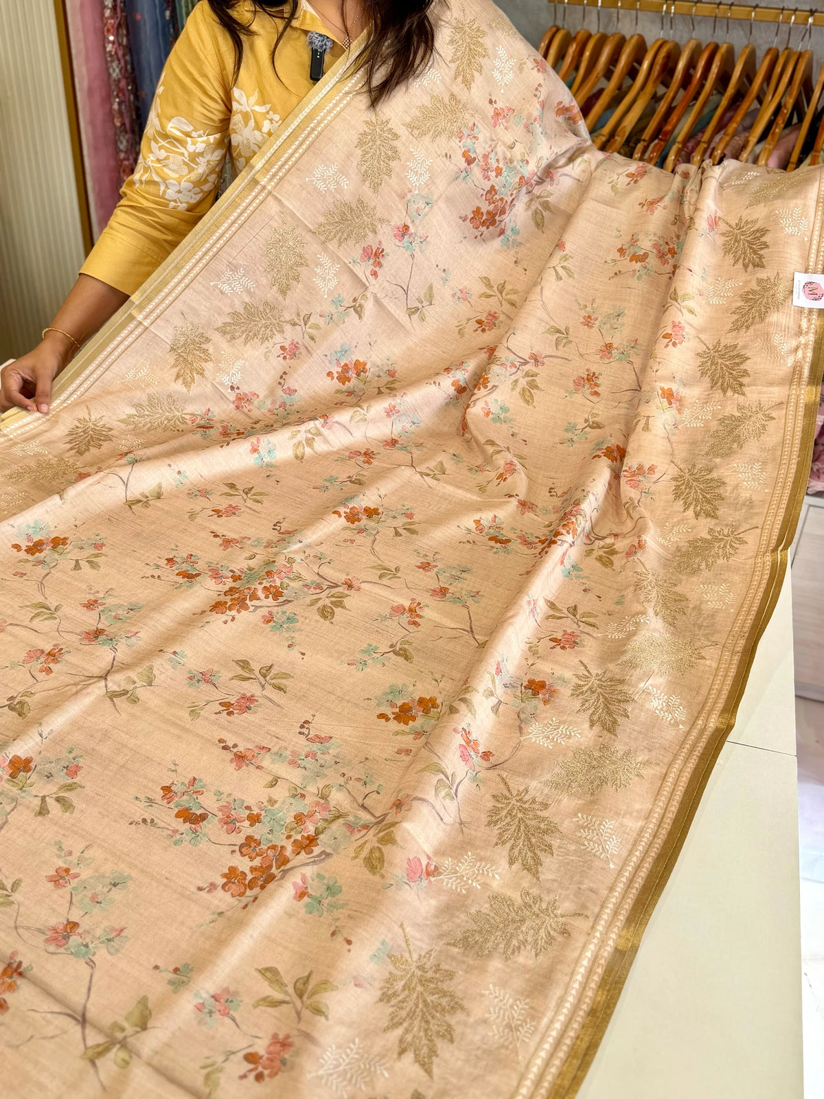 Soft semi Tussar Saree/ 2295