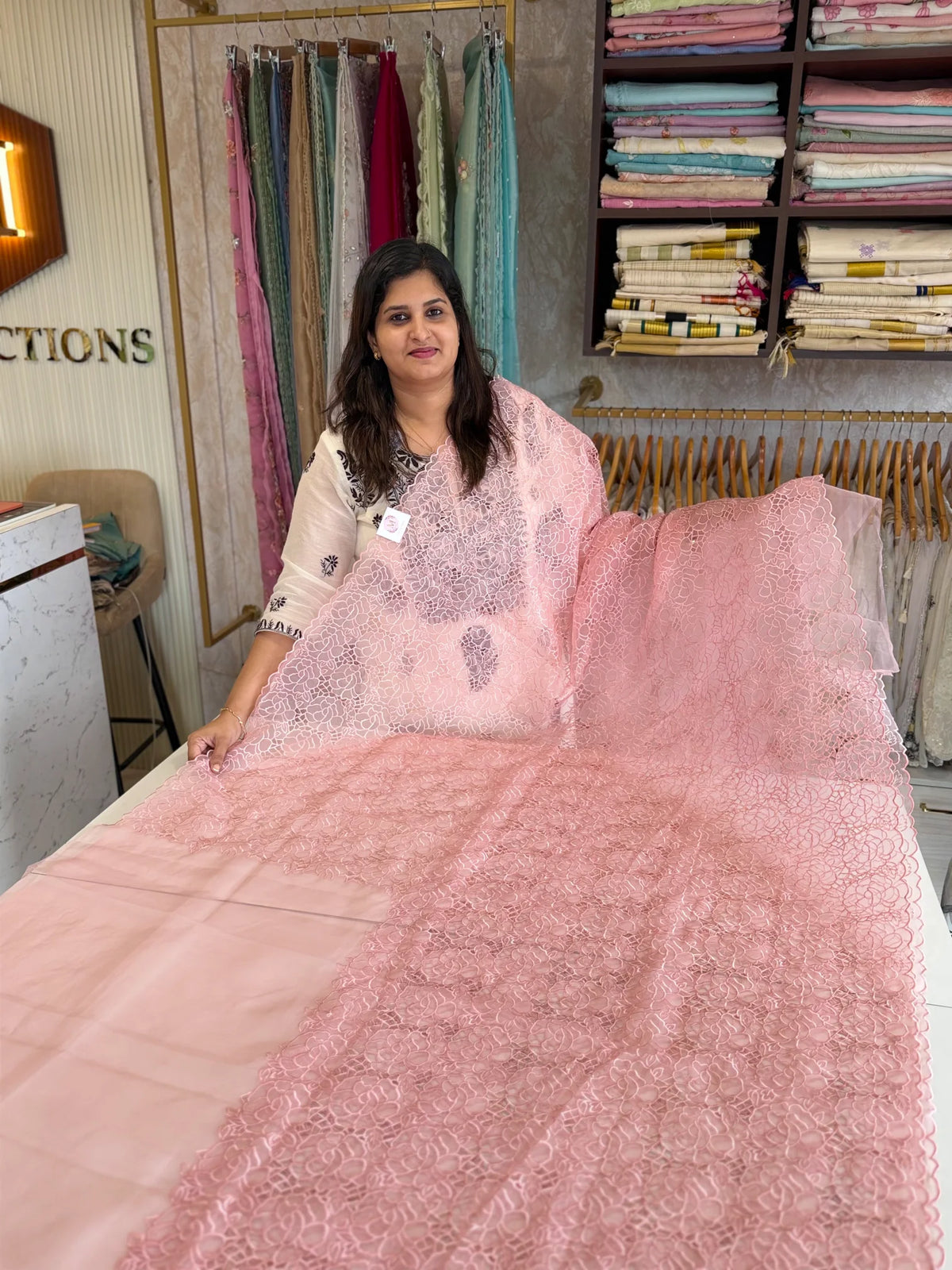 Soft Organza Saree/ AM103