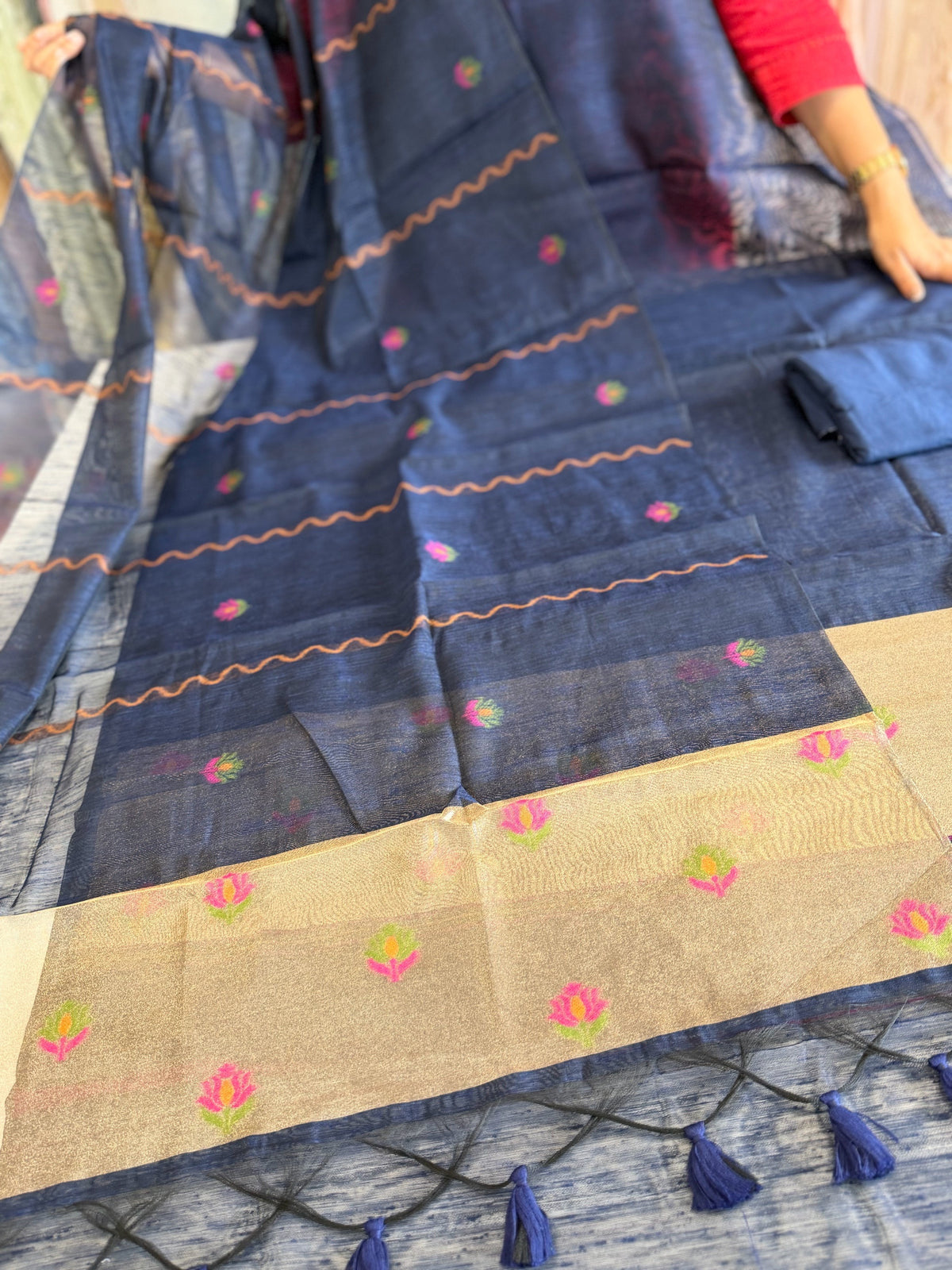 Unstitched salwar set jamdhani/ NC241