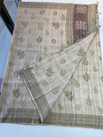 Soft seminTussar Saree/ D523