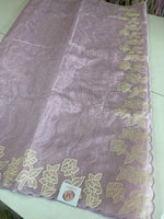 Crushed Organza saree/ BC602