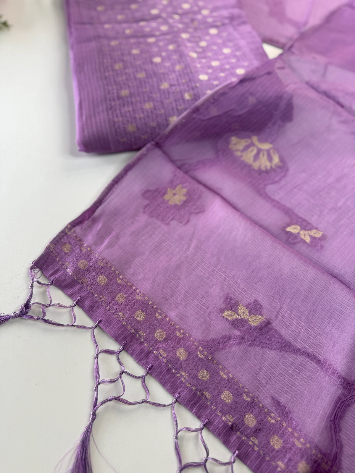 PureSilky kotta unstitched salwar set / NC248