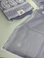 Chiffon unstitched salwar set / NC242