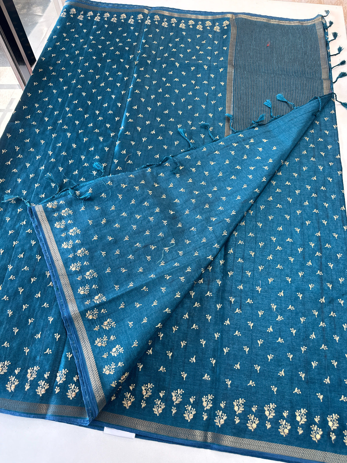 Soft semi Tussar saree/ D470