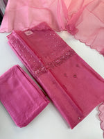 Crushed Tissue unstitched salwar set /298B