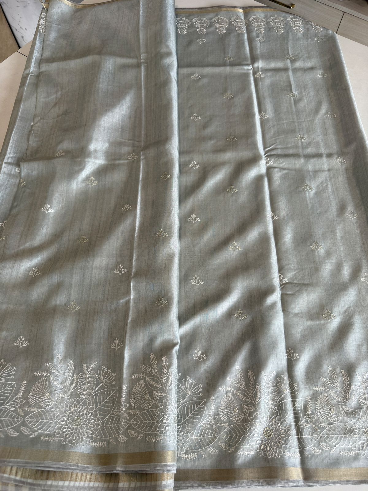 Soft Semi Tussar Saree/ FGD613