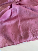 Crushed crape saree/ HW457