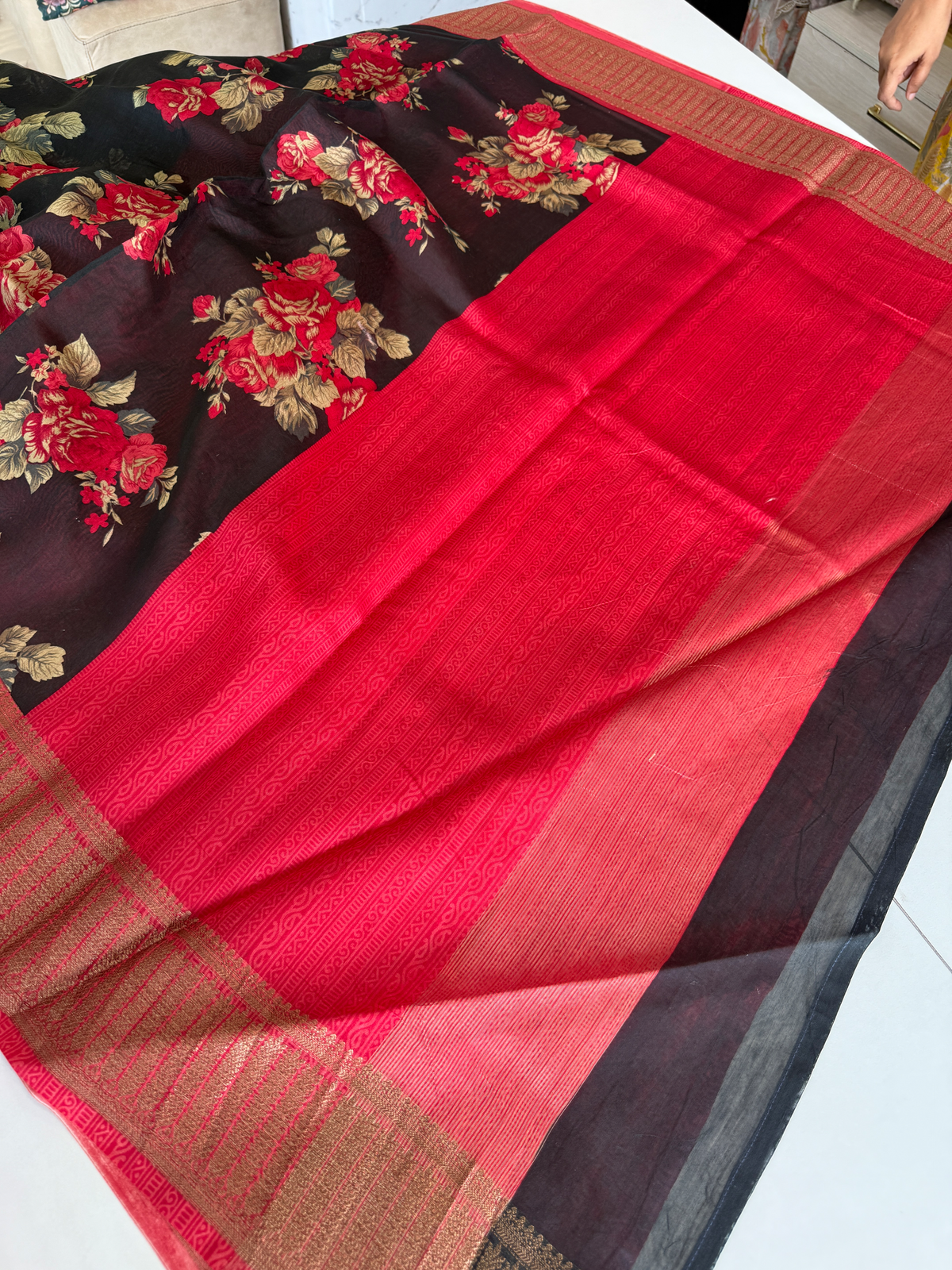 Pure Chanderi silk saree/ CCP13