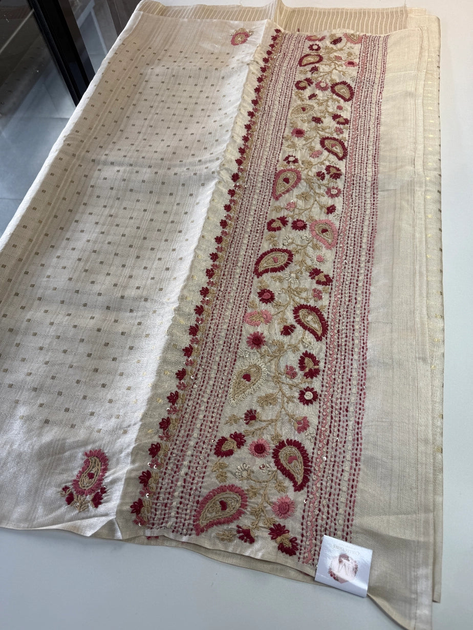 Soft semi Tussar saree/ 446H