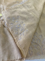 Crushed crape Saree/ AM107