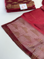 Cotton Chanderi unstitched salwar set / NC152