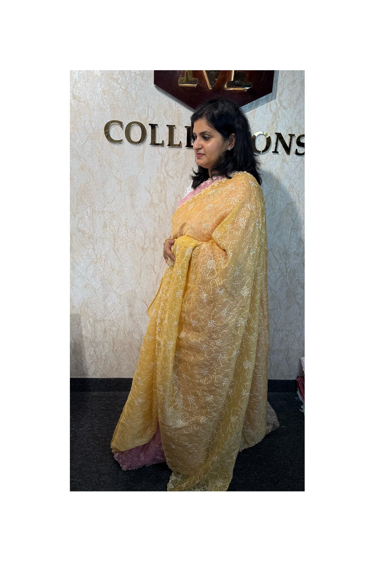 Blended Organza saree / WS94