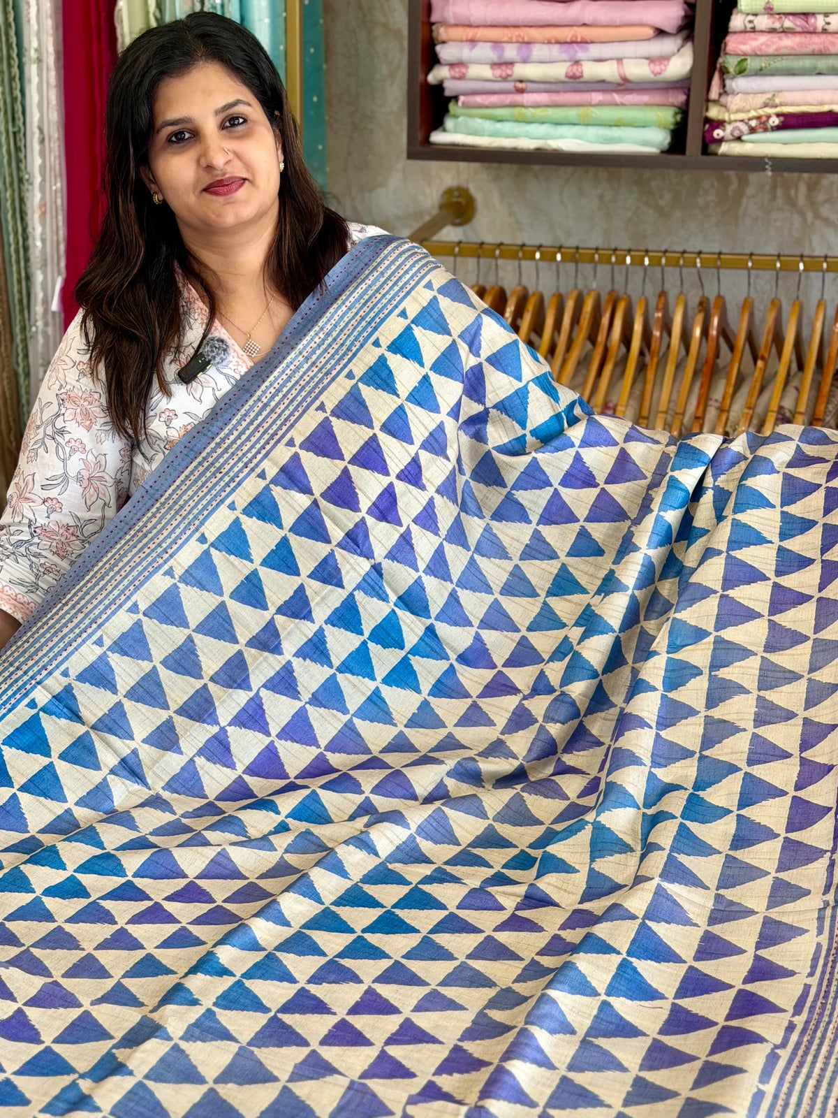 Soft semi Tussar saree/ 1121