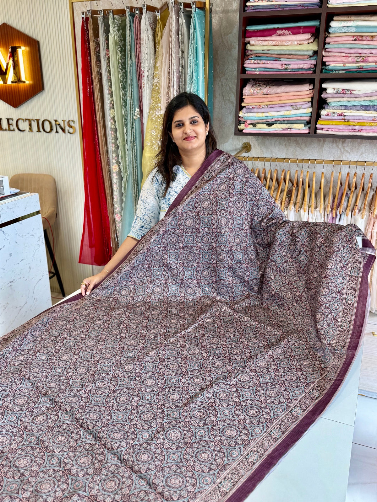Kotta finished saree/ SR635