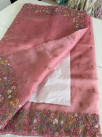 Glass organza saree/ 67HL