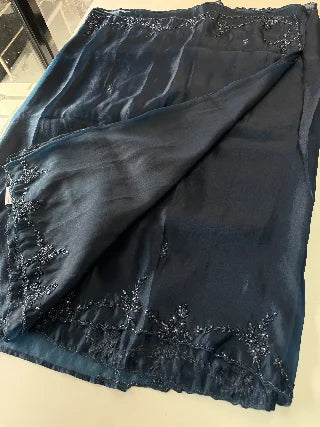 Satin Organza Saree/ AM108