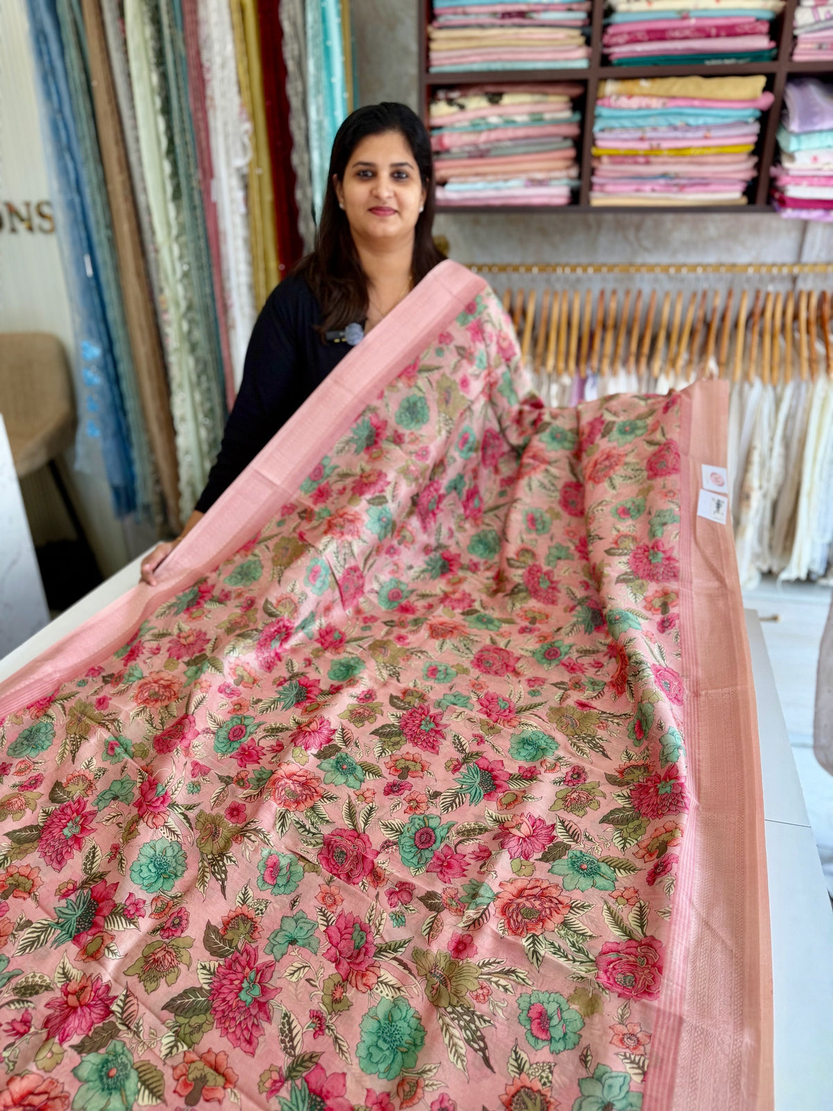 Pure Chanderi silk saree/ CP2