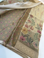 Crushed Tissue Saree/ 183A