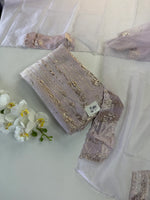 Turkish Organza Unstitched Salwar set / 266H