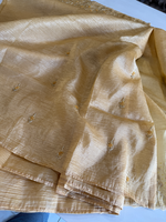 Crushed crape saree/ HW457