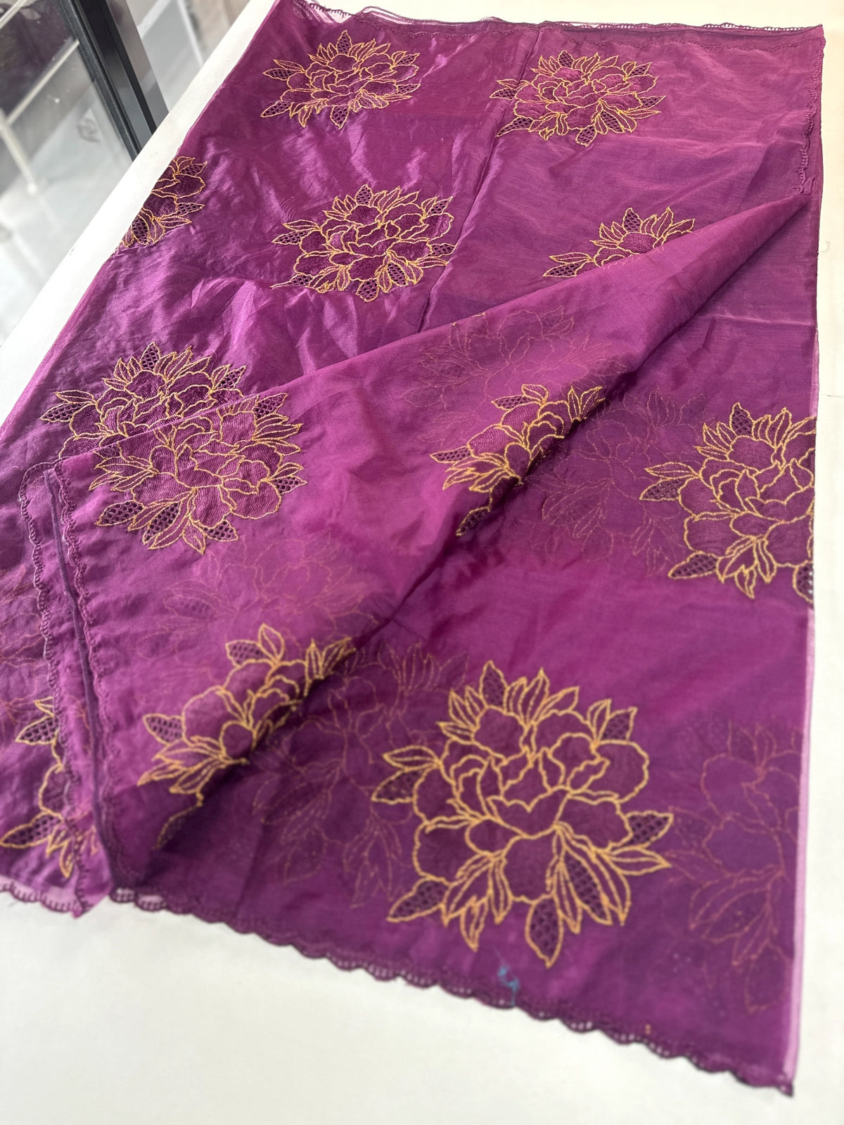Soft organza saree/ CW766