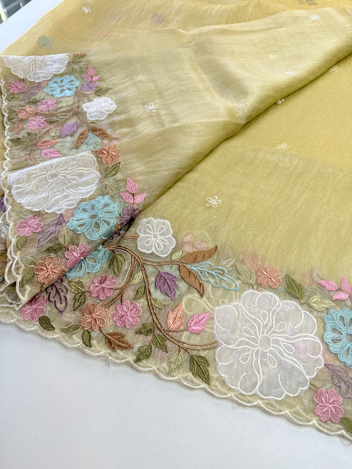 Korean Organza Saree/ MSA122