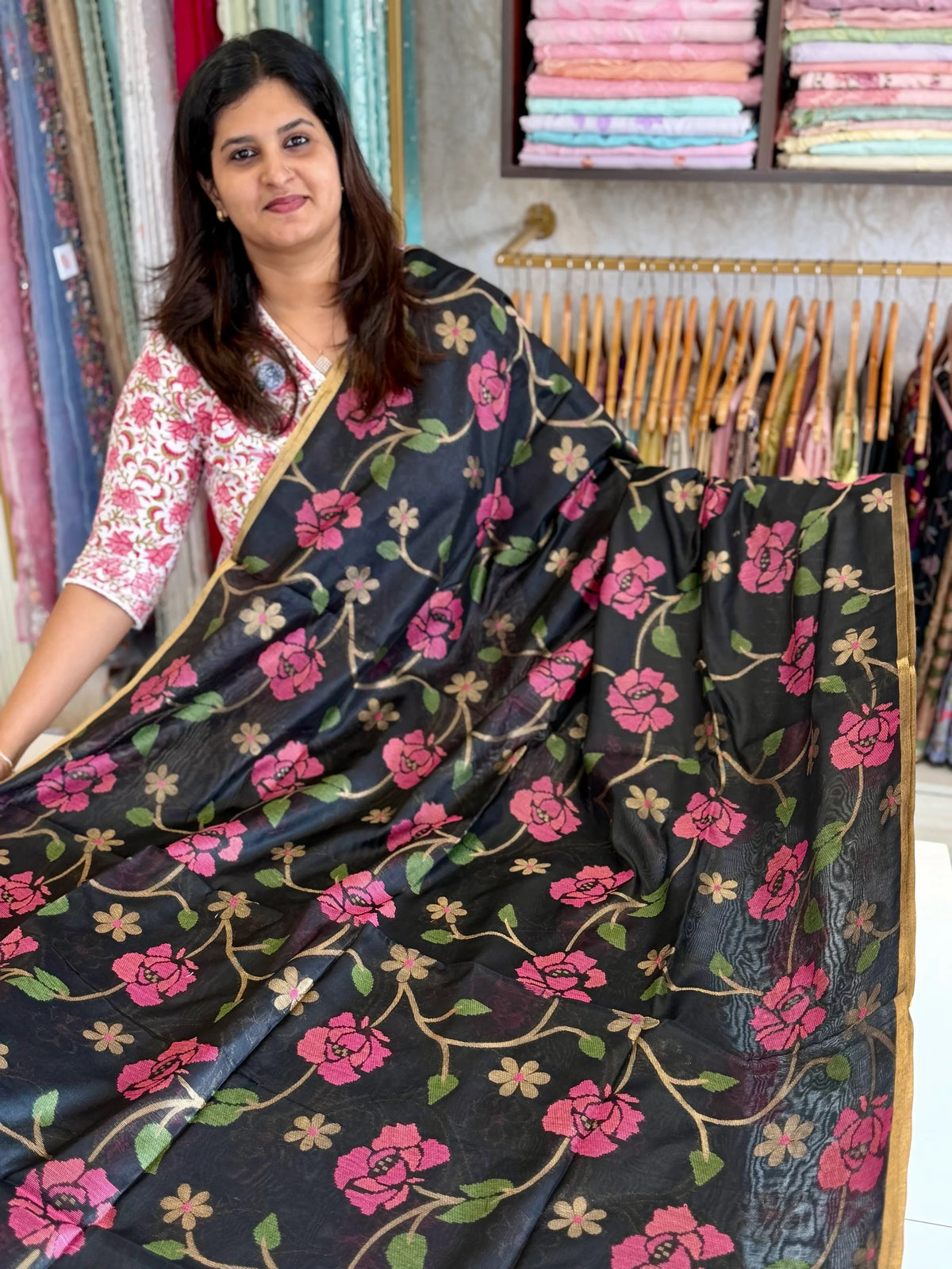 Soft Chanderi saree/ RSD101