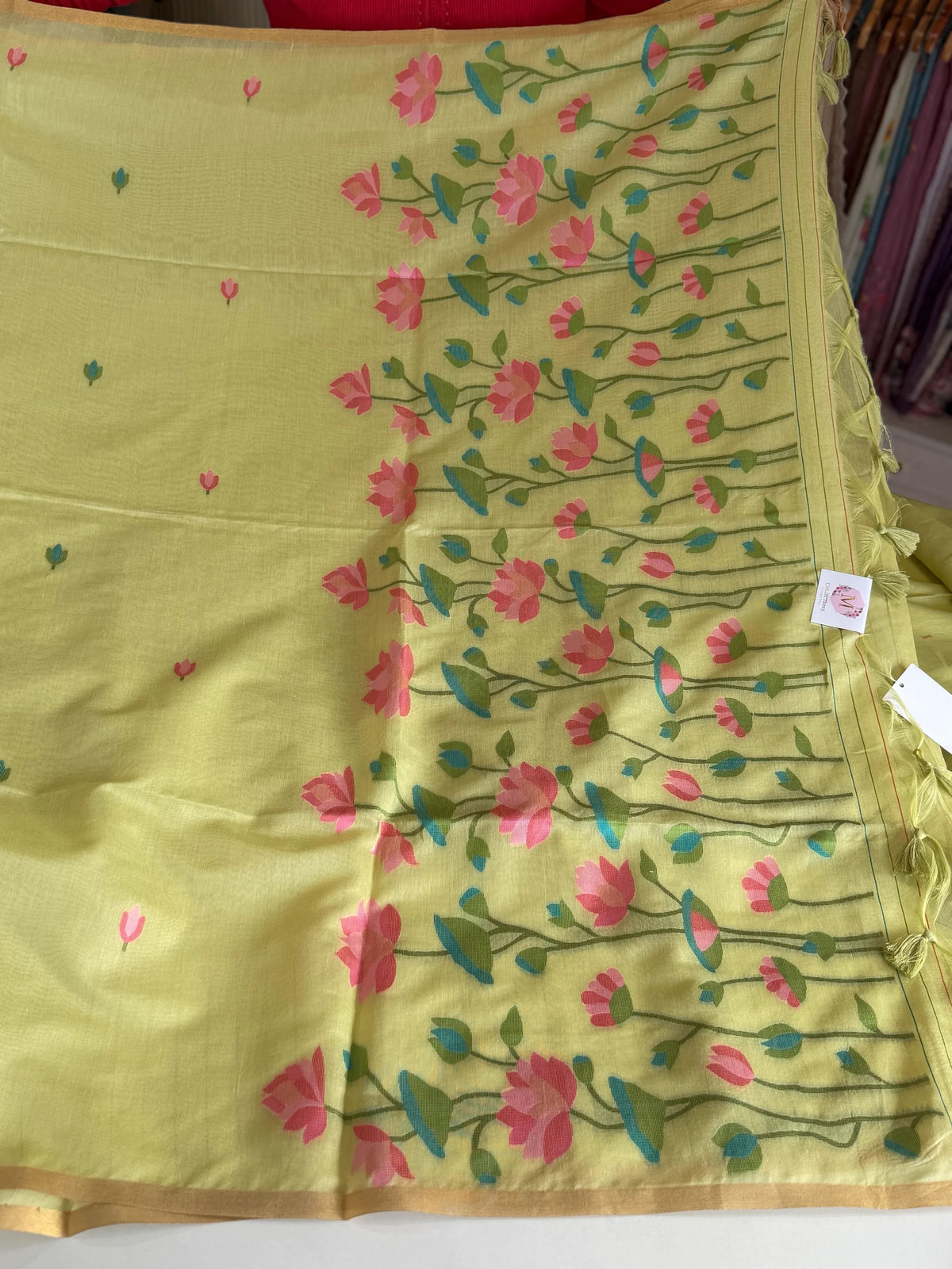 Soft Chanderi jamdhani weaves / SA74