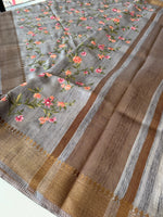 Semi Tussar blended Saree/ MC555