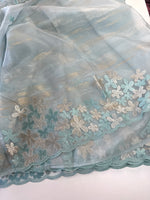 Foil textured crushed Organza/W767