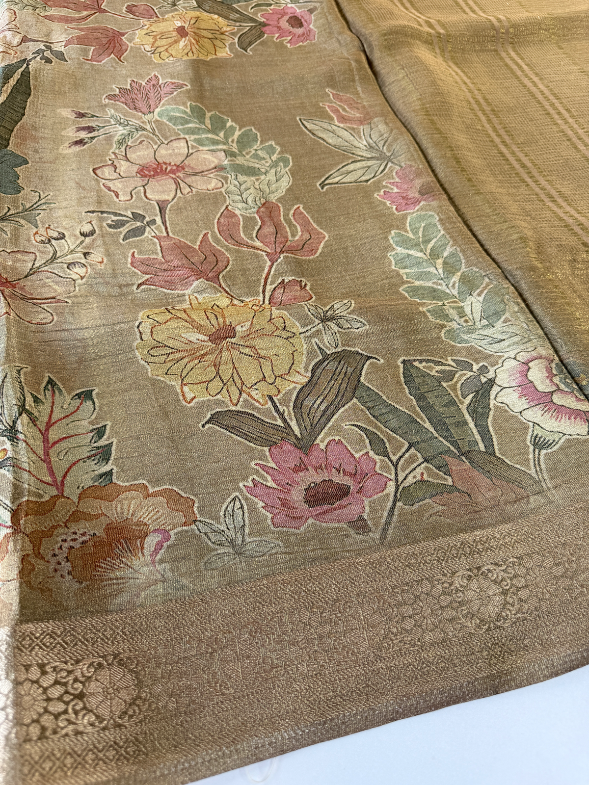 Crushed Tissue Saree/ 183A
