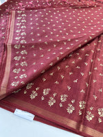 Soft semi Tussar saree/ D470