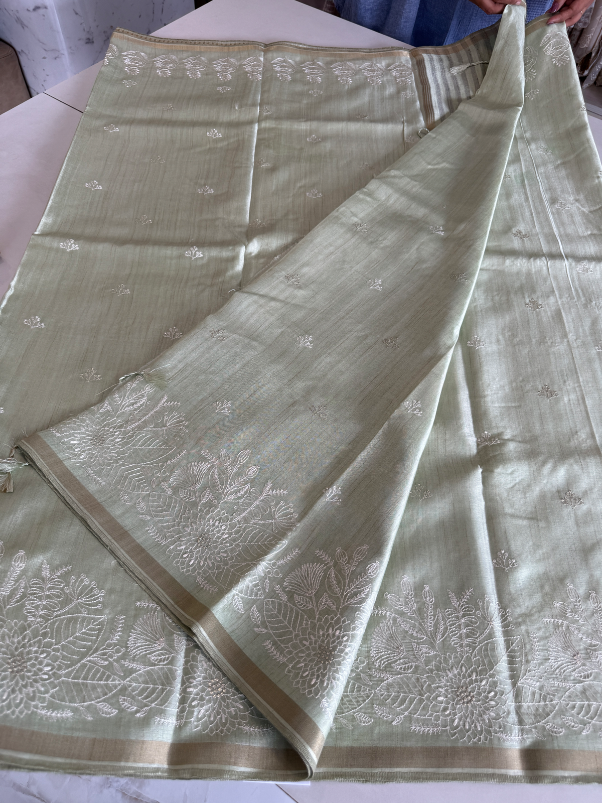 Soft Semi Tussar Saree/ FGD613