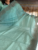 Soft organza saree/ CW296