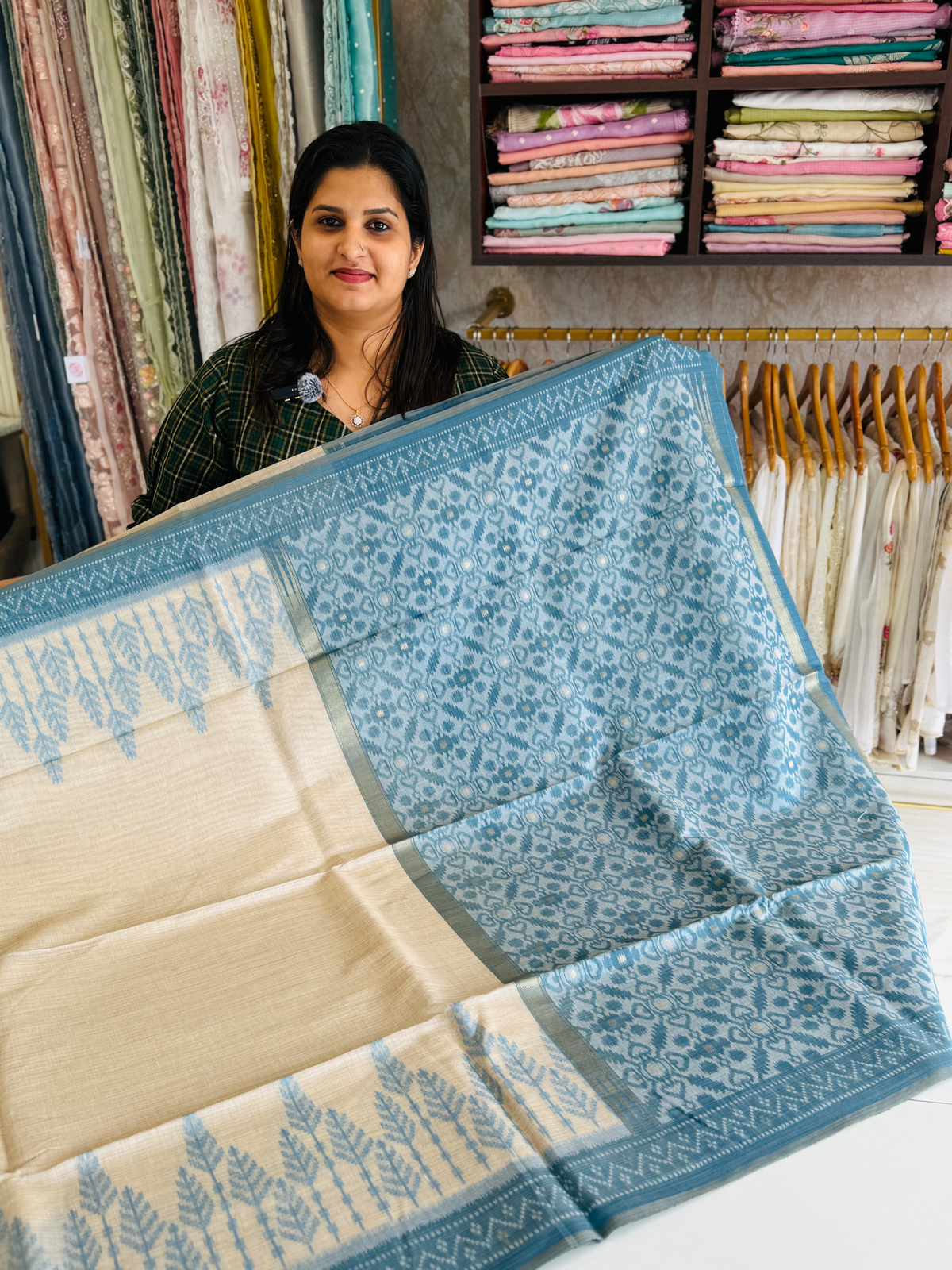 Khadhi cotton saree/ MC155