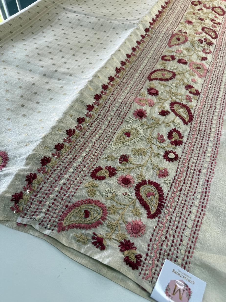 Soft semi Tussar saree/ 446H