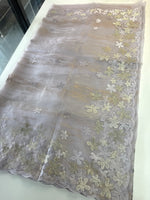 Foil textured crushed Organza/W767