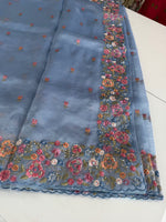 Glass organza saree/ 67HL