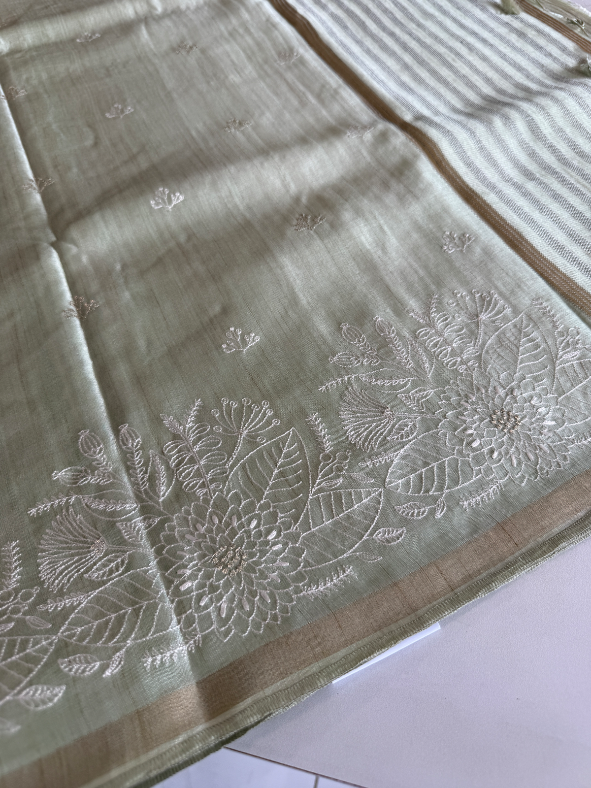 Soft Semi Tussar Saree/ FGD613