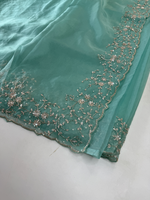 Soft Organza party wear saree/ HM115