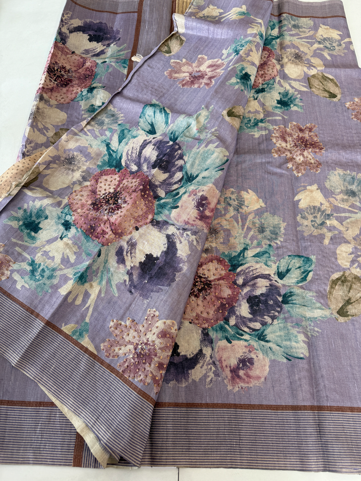 Soft semi Tussar saree/ 4965