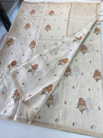 Soft semi Tussar Saree/ FG432