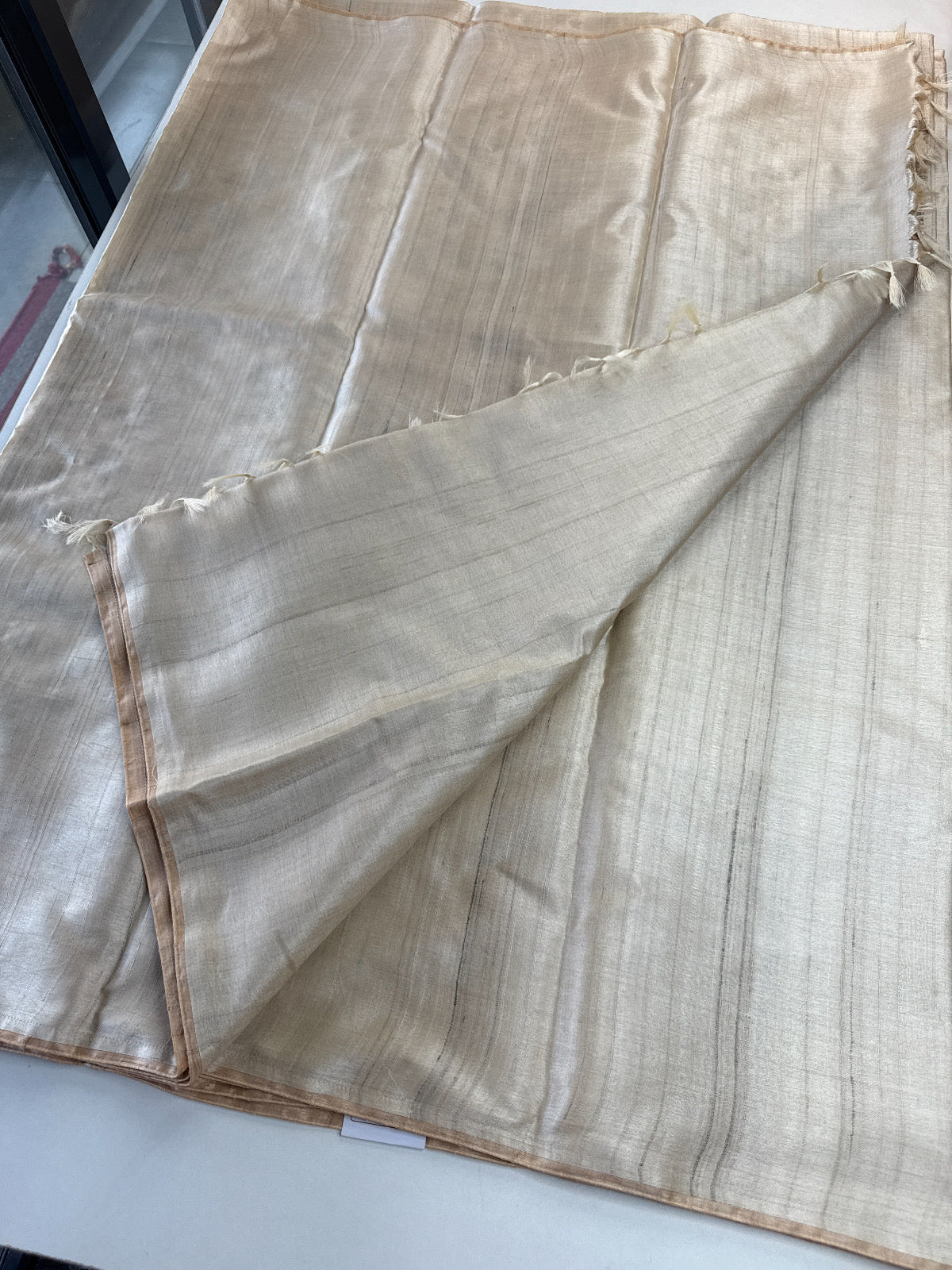 Pure Desi Tussar Silk Saree/D1651