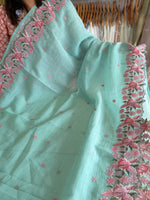 Crushed Crape Saree/ SC44