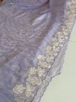 Crushed Organza saree/ BC602