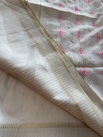 Soft semi Tussar Saree/ 7684c