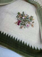 Tissue linen blended saree/ 1671