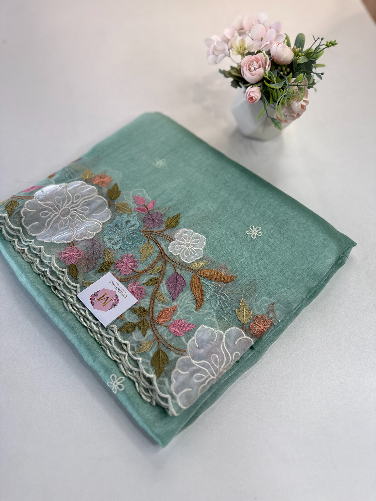 Korean Organza Saree/ MSA122