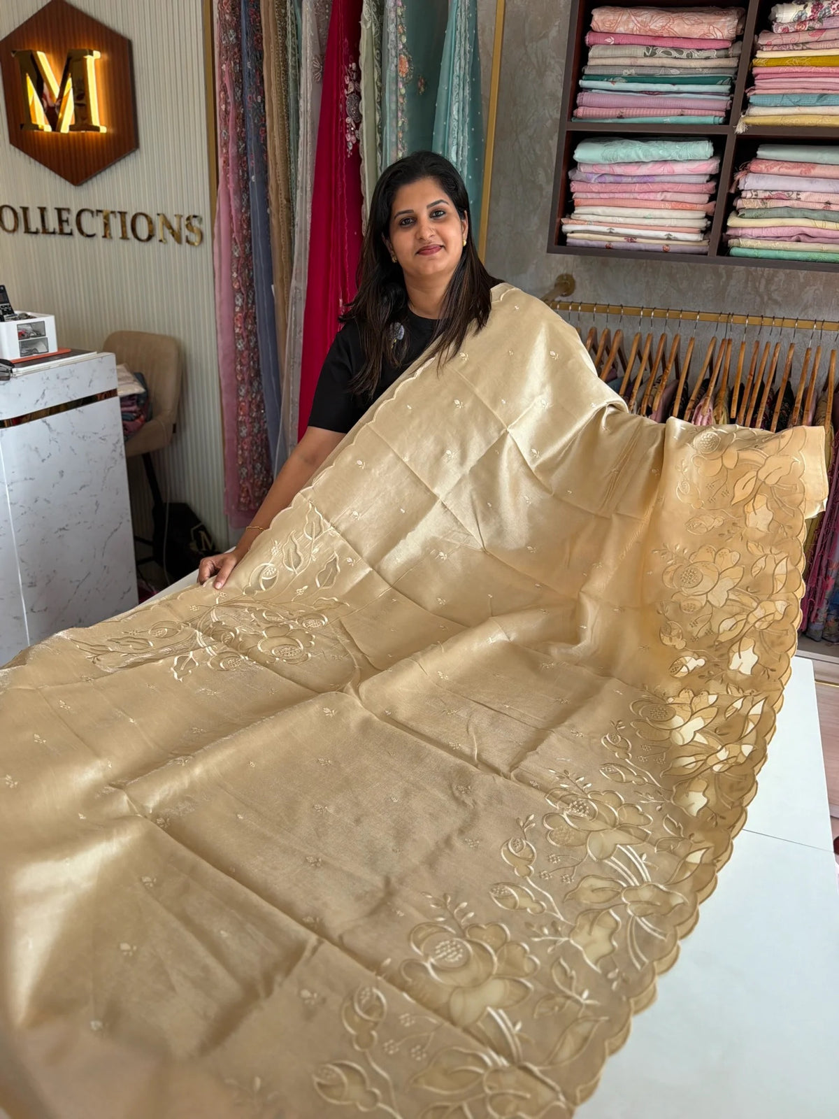 Semi silk saree / 5130