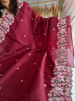 Crushed Crape Saree/ SC44